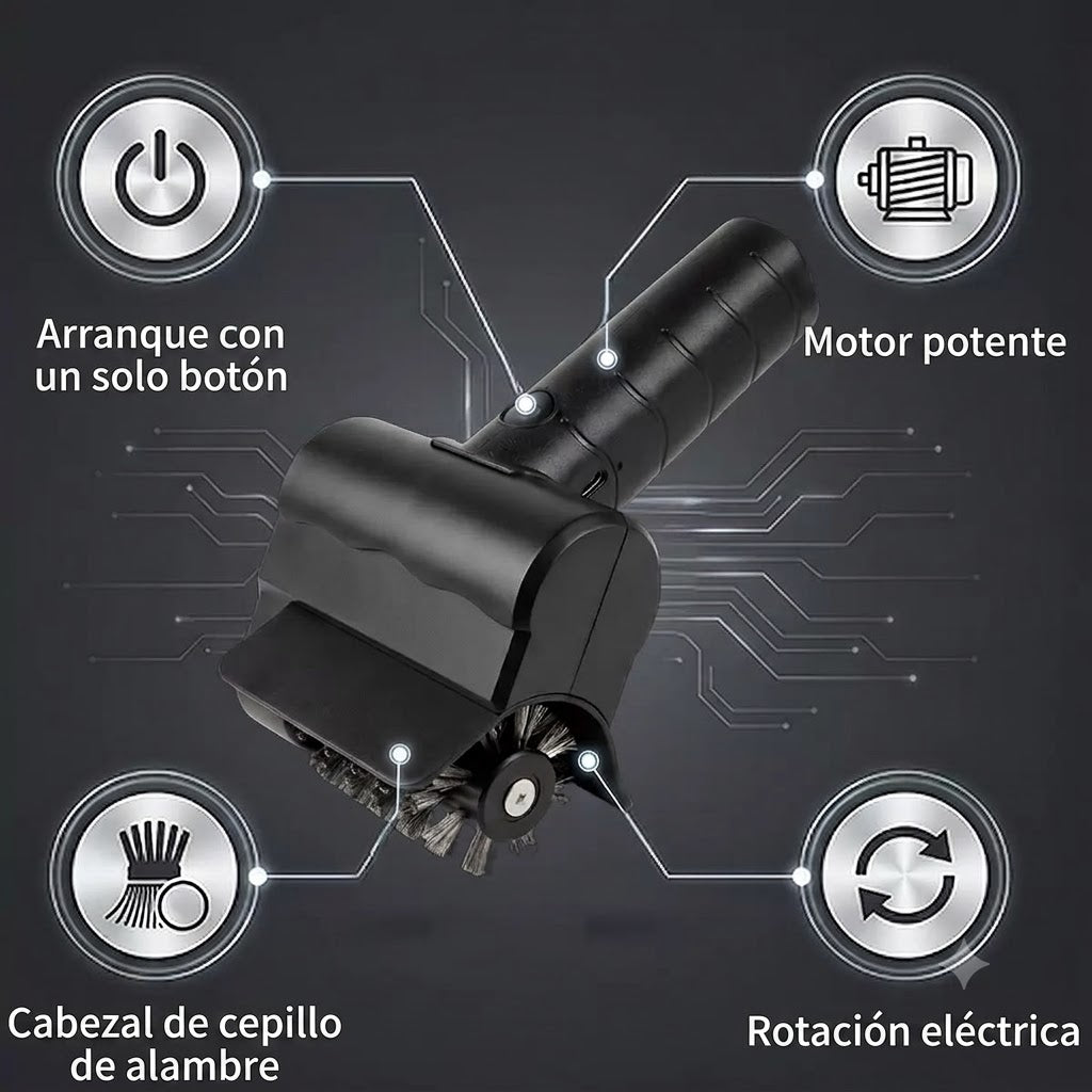 Kit Cepillo BBQ mas 12 Pares de Guantes
